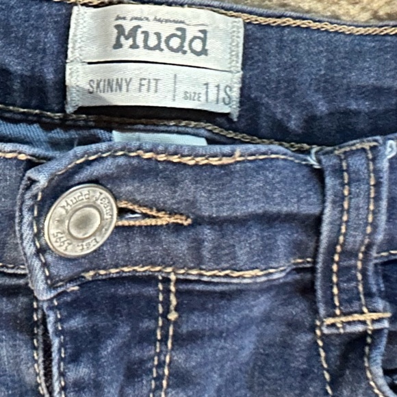 MUDD Jeans SKINNY Size 11 Short | Juniors Women’s Denim Stretch Medium Wash - Picture 3 of 6
